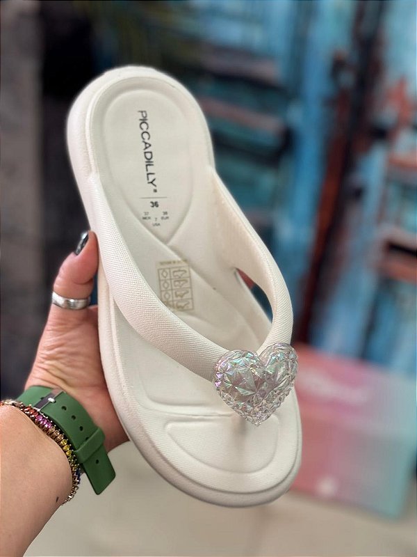 Chinelo Piccadilly Marshmallow Off White