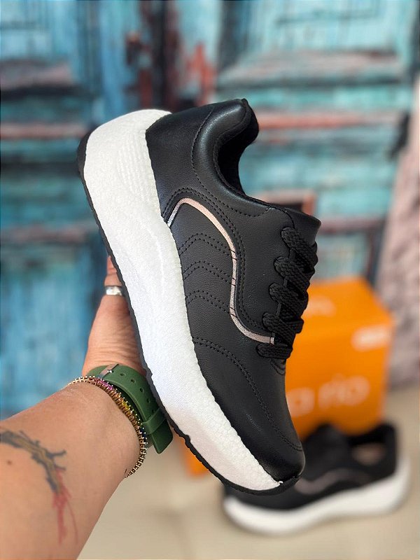 Tênis Beira Rio Flatform Preto