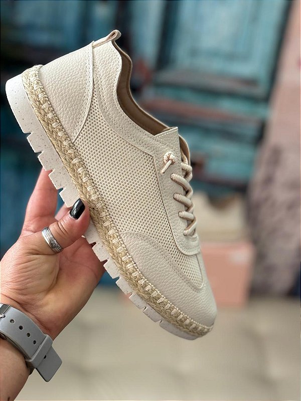Tênis Modare Casual Creme