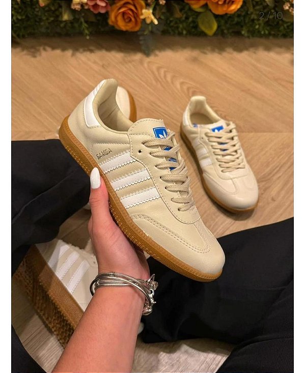 Tênis Samba Casual Off White