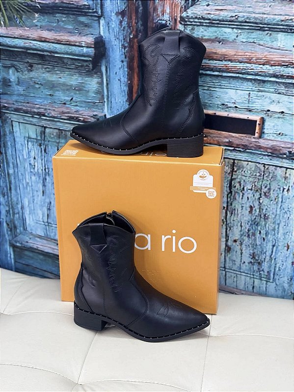 Bota Beira Rio Western Preto