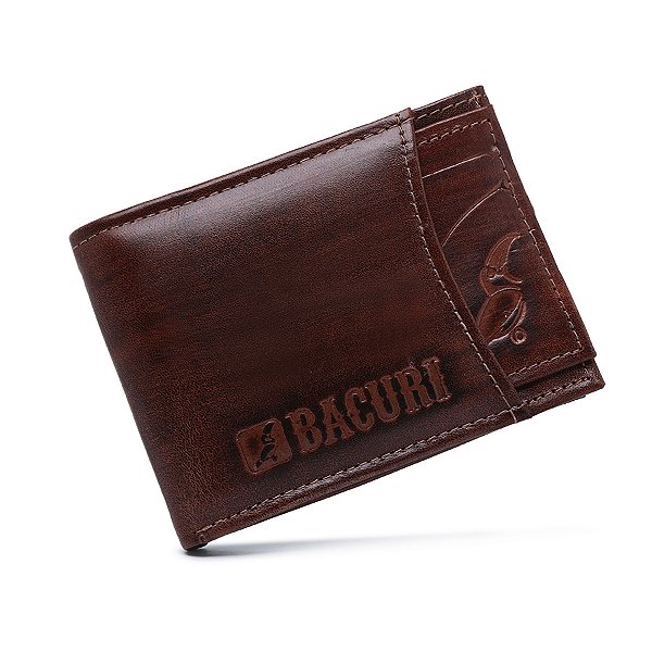 CARTEIRA MASCULINA EM COURO