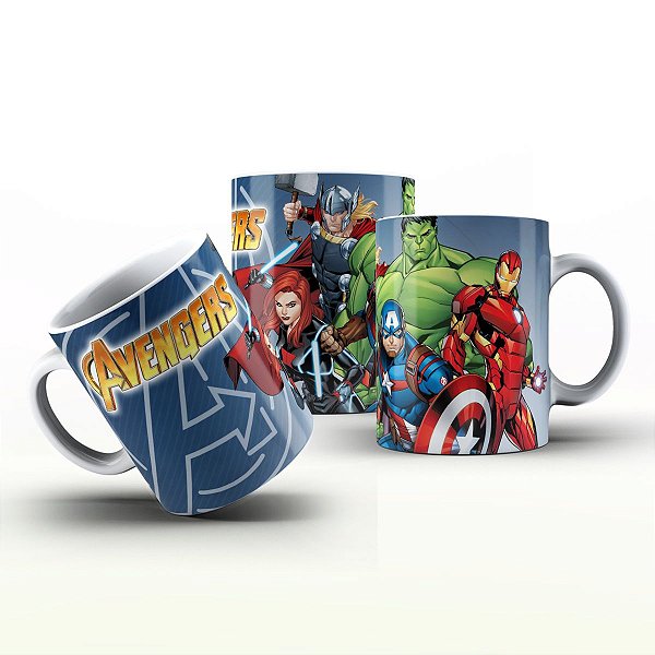 Caneca Personalizada Heróis  - Avengers