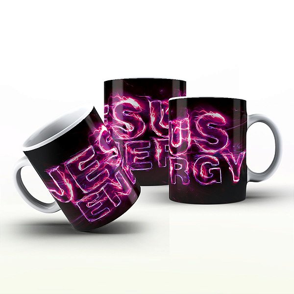 Caneca Personalizada Gospel - Jesus energy