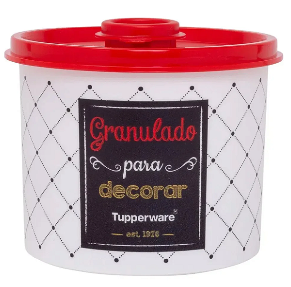 Tupperware® Tupper® Redondinha com Bico Dosador Granulado Bistrô - 350g - Produto de vitrine/expositor