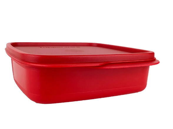 Tupperware® Basic Line com Divisórias Vermelha - 550ml
