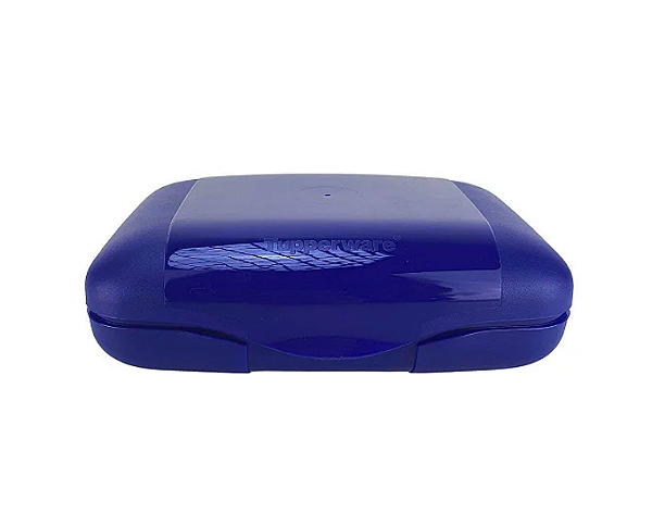 Tupperware® Visual Box Estojo Azul Marinho