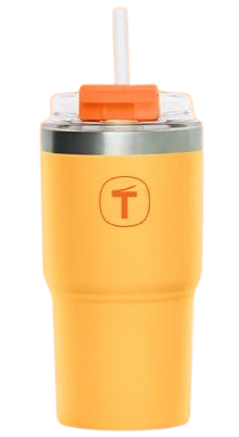 Tupperware® Copo Térmico Big T com Canudo Damasco - 630ml