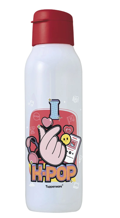 Garrafa Tupperware® Eco Tupper® Plus K-Pop Love - 750ml
