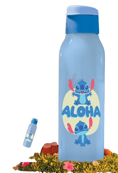 Tupperware® Garrafa Eco Tupper® Plus Stitch Ohana Azul – 750 ml