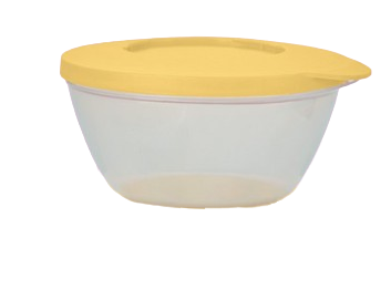Tupperware® Pote Style Translúcido com Amarelo - 425ml