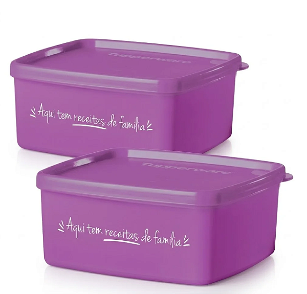 Tupperware® Kit Jeitosinho 400ml - Aqui tem Receitas de Família - 2 unid