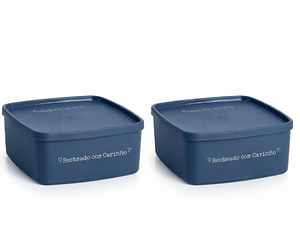 Tupperware® Kit Jeitosinho 400ml - Recheado com Carinho - 2 unid
