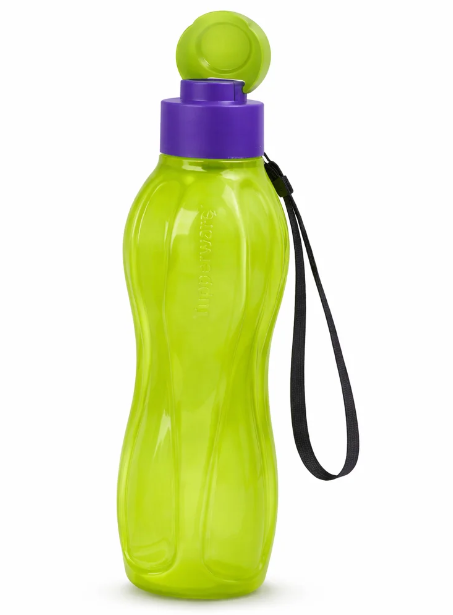 Garrafa Tupperware® Eco Tupper® Plus Verde Folha Fluo - 500ml