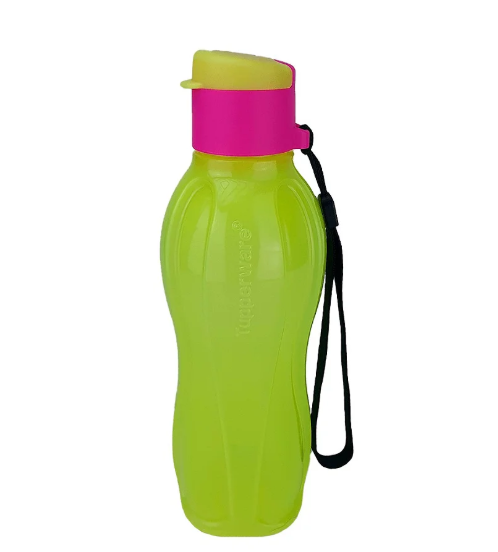 Garrafa Tupperware® Eco Tupper® Plus Amarelo Fluo - 500ml