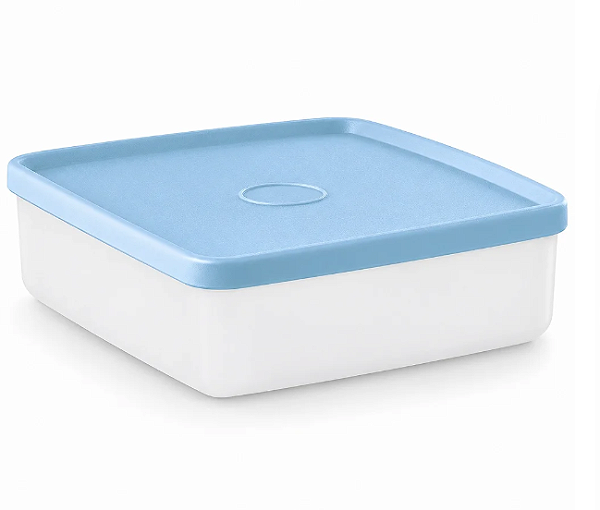 Tupperware® Refri Box Transparente com Tampa Azul - 400ml