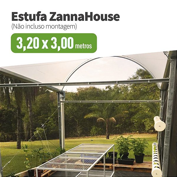 Estufa Agrícola - ZannaHouse 3,20 X 3,00M