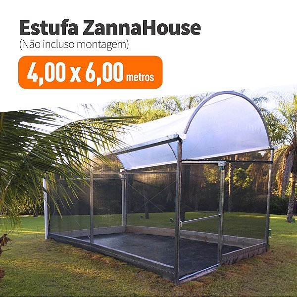 Estufa Agrícola - ZannaHouse 4,00 X 6,00M