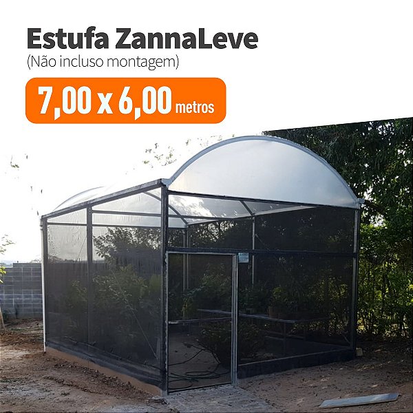 Estufa Agrícola - ZannaHouse 7,00 X 6,00M