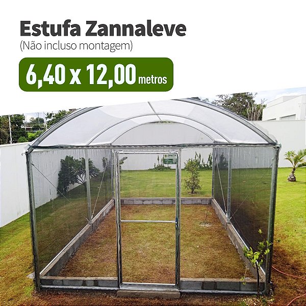 Estufa Agrícola - ZannaLeve 6,40 X 12,00M