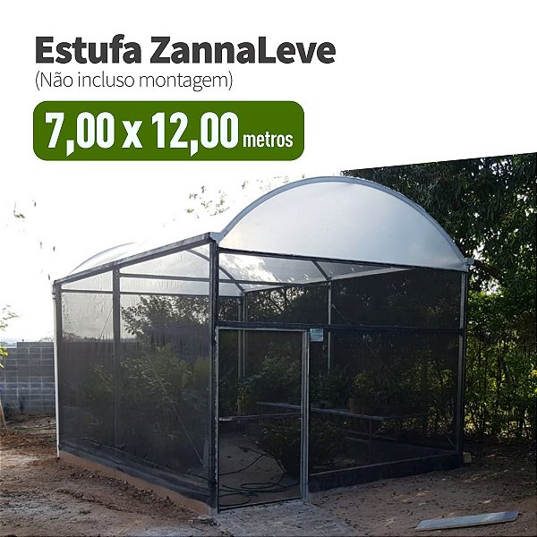 Estufa Agrícola - ZannaLeve 7,00 X 12,00M