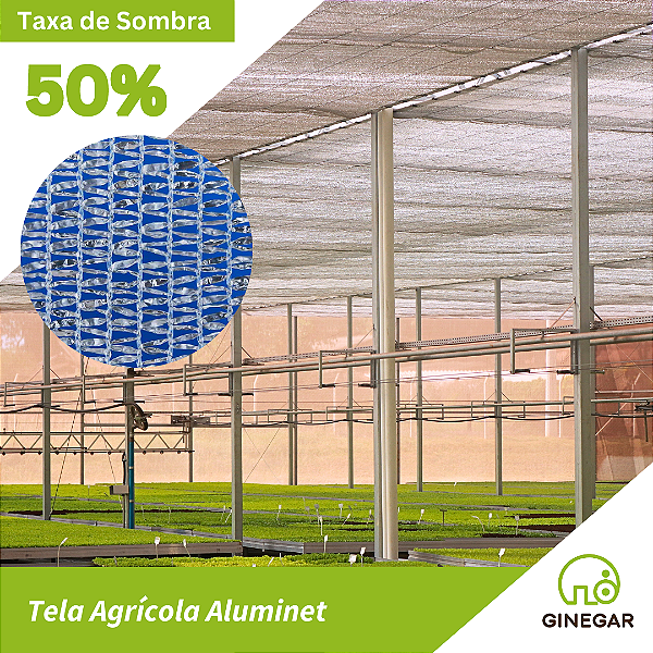 Tela Aluminet 50%