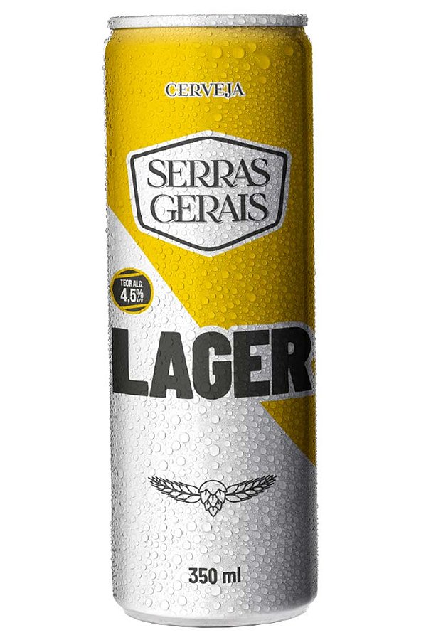 CERVEJA SERRAS GERAIS LAGER 350ML