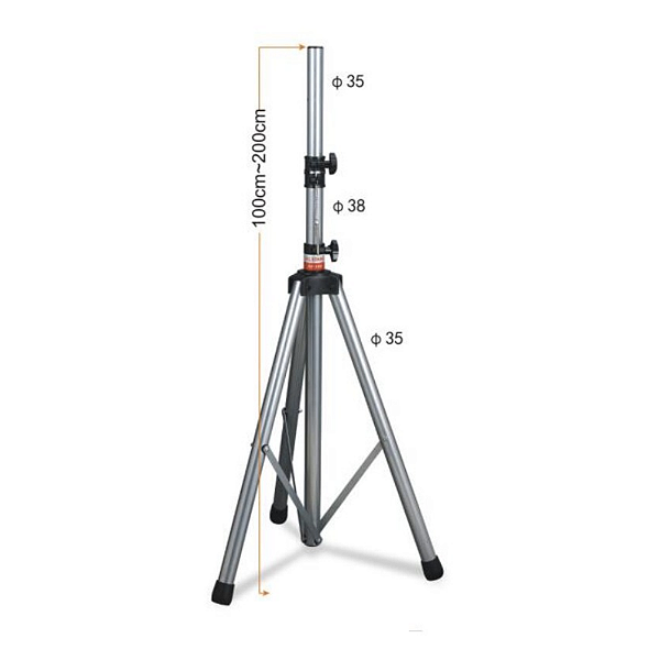 PEDESTAL TRIPÉ PARA CAIXA ACÚSTICA PROFISSIONAL ASP-19S