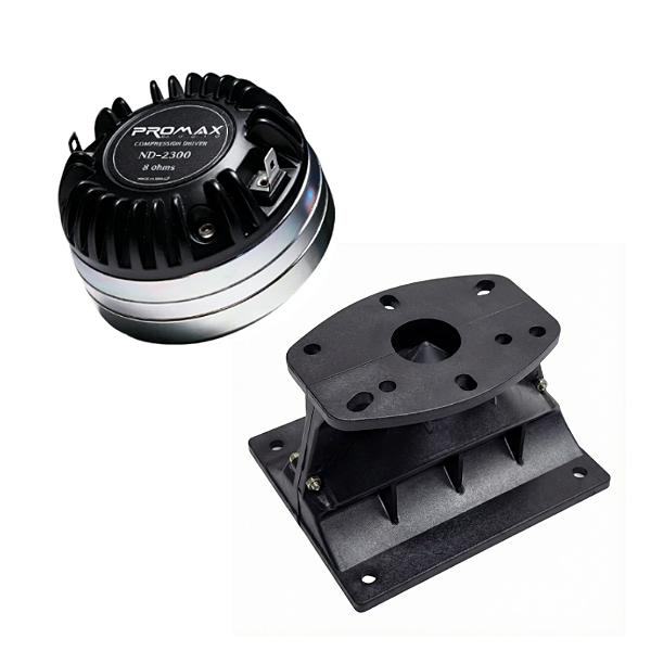 KIT DRIVER NEODÍMIO ND-2300 COM GUIA DE ONDAS AJH-5988