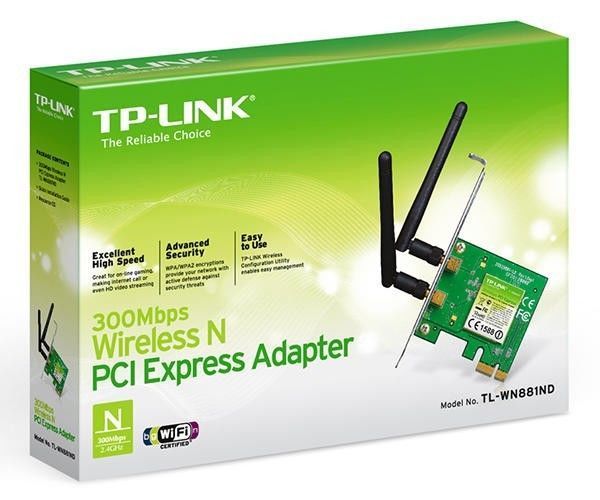 Placa de Rede TP-Link PCI Express 300 TL-WN881 ND
