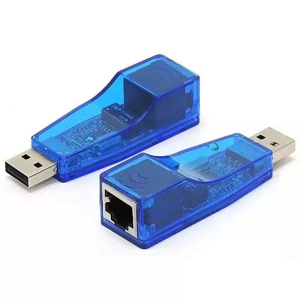 Adaptador USB para Rede Rj45, 10/100 Mbps, Usb 2.0