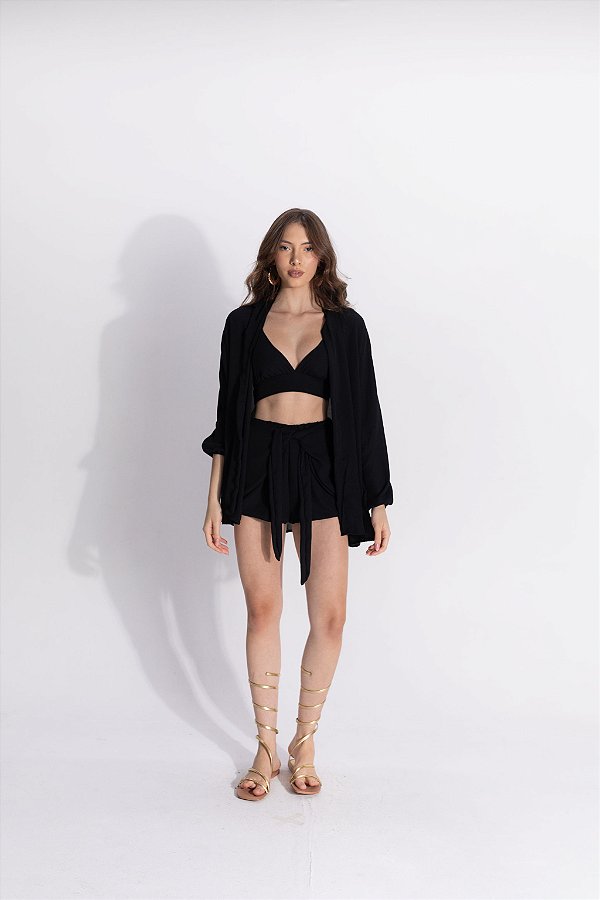 Conjunto Becca Preto