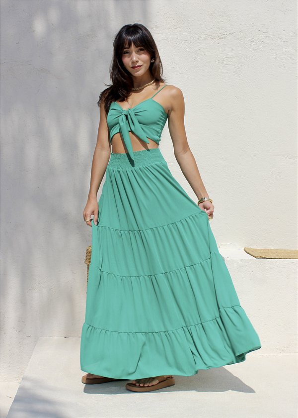 Conjunto Belle Verde Bandeira