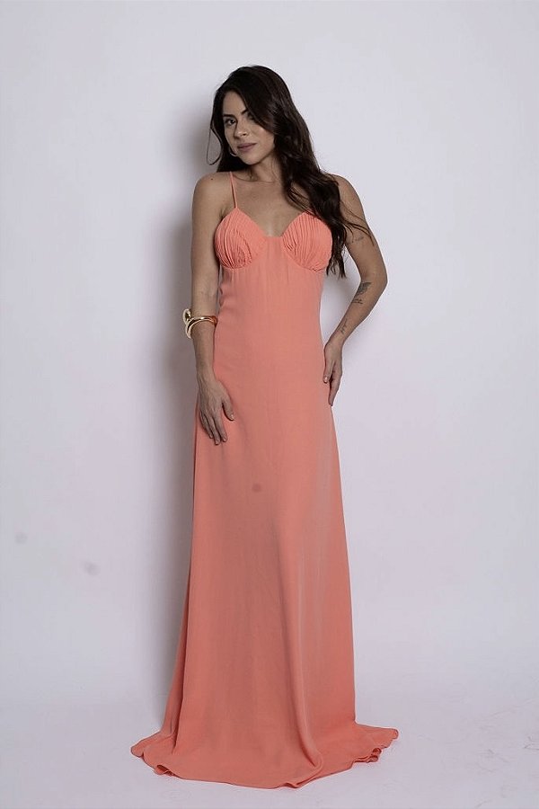Vestido Alana Salmão