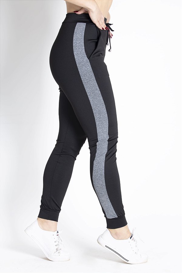 calça mescla feminina