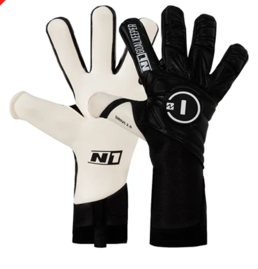 LUVA DE GOLEIRO PROFISSIONAL N1 SIRIUS BLACK + BRINDE