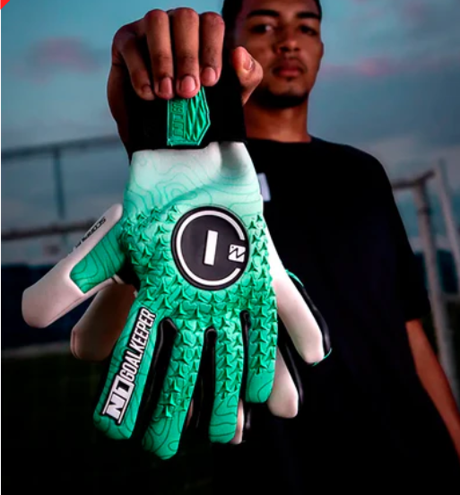 Luva de Goleiro Profissional N1 Scorpius GREEN