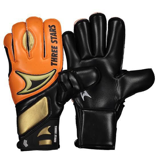LUVA DE GOLEIRO THREE STARS TIGRA PRETA