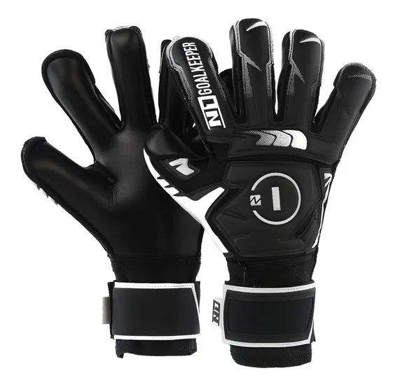 LUVA DE GOLEIRO PROFISSIONAL N1 BETA ELITE BLACK + BRINDE