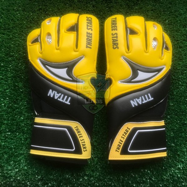 LUVA DE GOLEIRO THREE STARS TITAN AMARELO