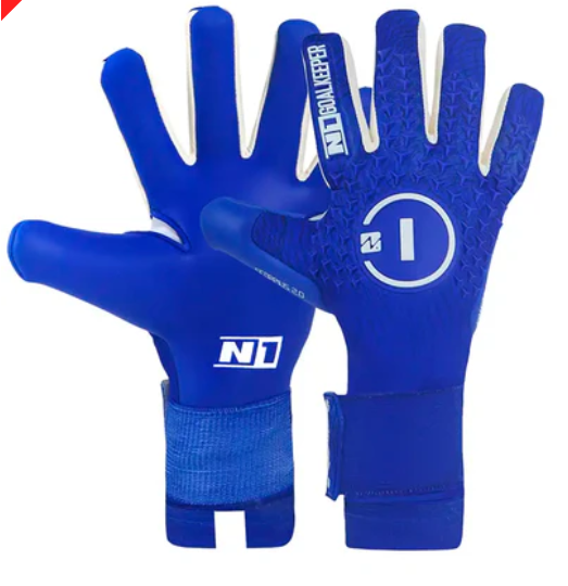 LUVA DE GOLEIRO PROFISSIONAL N1 SCORPIUS Blue 2.0 + BRINDE