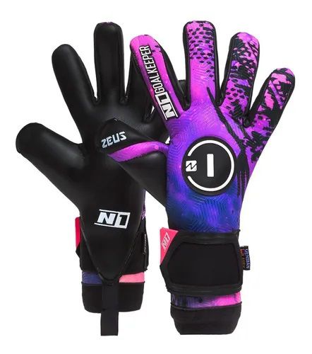 LUVA DE GOLEIRO PROFISSIONAL N1 ZEUS PURPLE + BRINDE