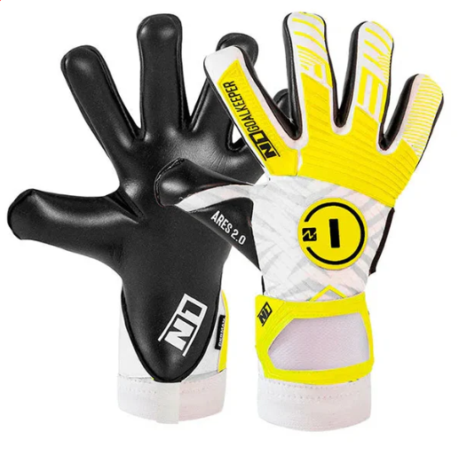 LUVA DE GOLEIRO PROFISSIONAL N1 ARES NEON + BRINDE