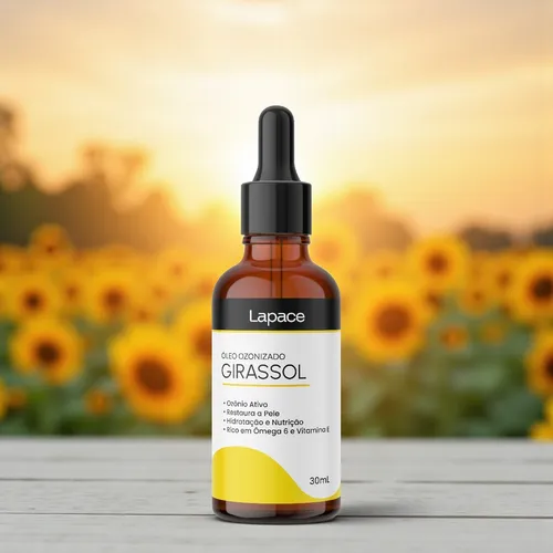 Óleo de girassol ozonizado