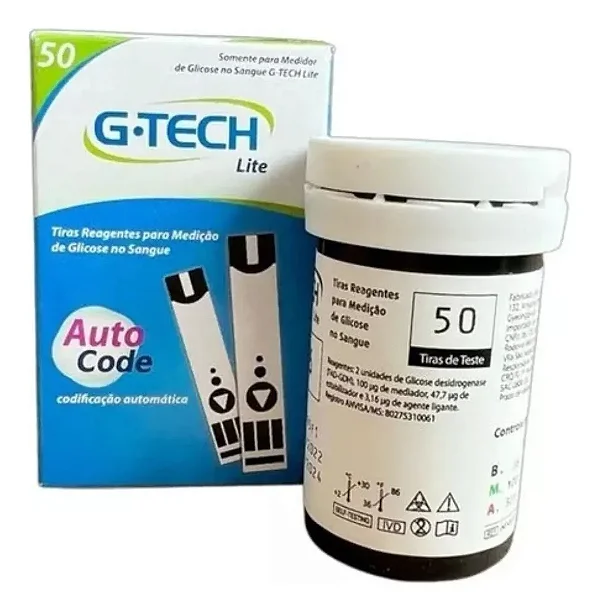 Fita Glicemia G-tech Lite
