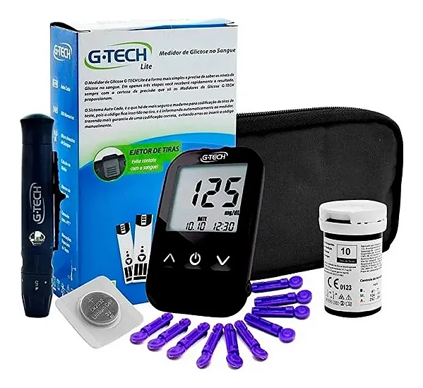 Kit medidor de glicose G-tech Lite