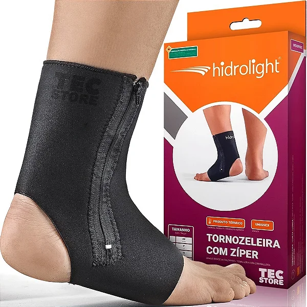 Tornozeleira Com Zíper