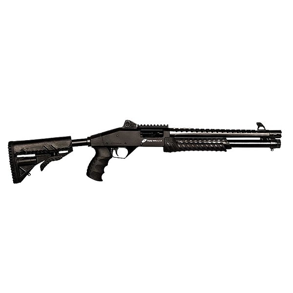 Espingarda CBC Military 3.0 Cal. 12ga - Tactical 16" - Com Acessórios