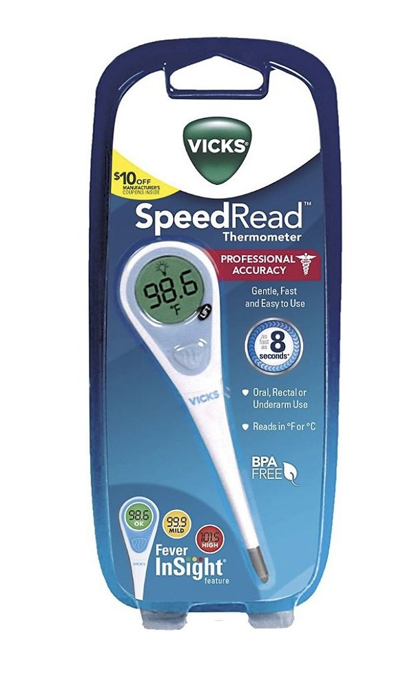 Termômetro Digital - Vicks Speedread - Leitura Rápida 8 Segundos