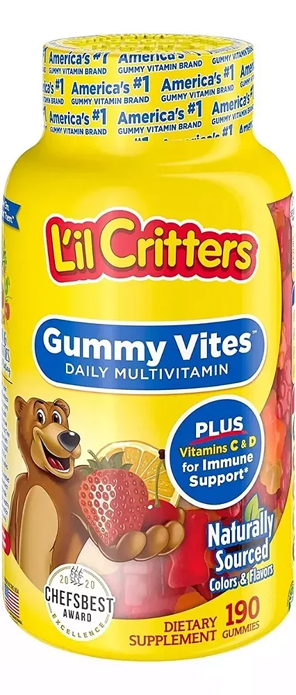 Vitamina LIL Critters - Gummy Vites - 190 gomas